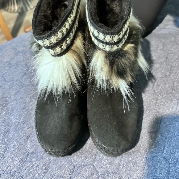 Women’s furry winter boots - Picture 3 of 10